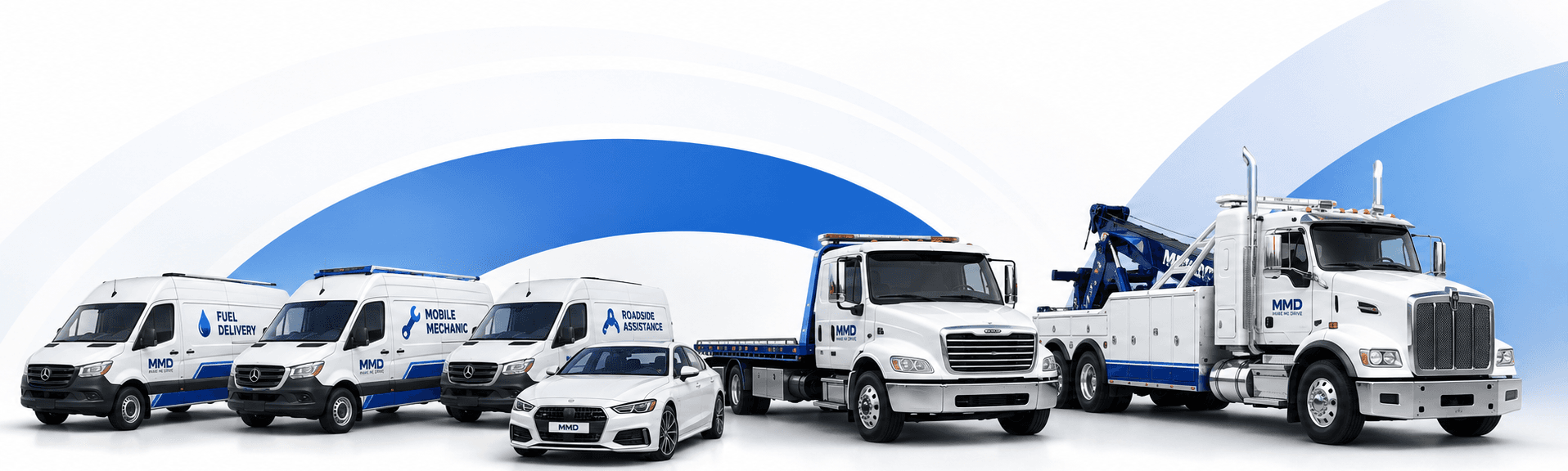 Make Me Drive towing and roadside service fleet