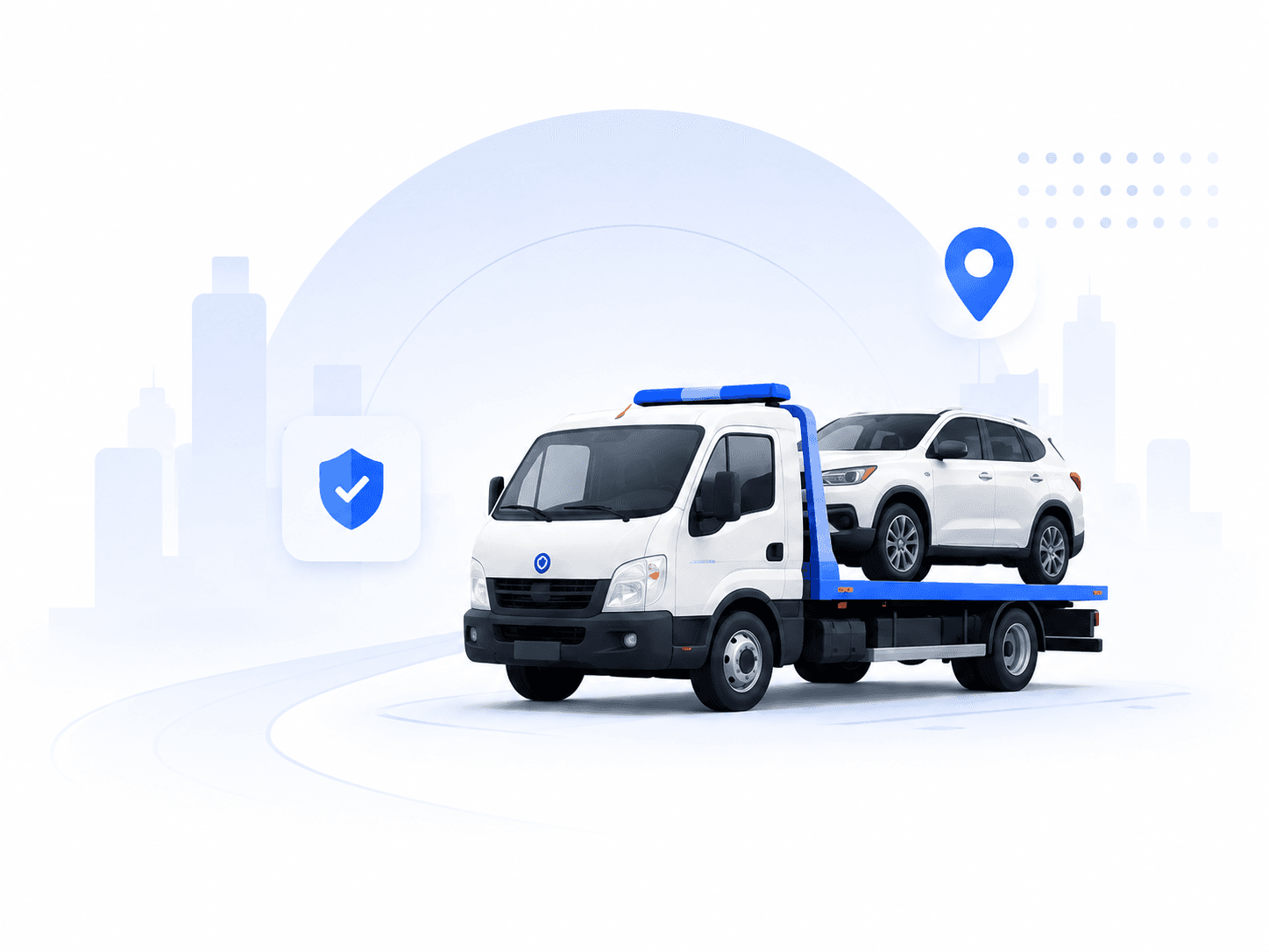Make Me Drive service vehicle and coverage illustration